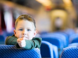 Train travel with kids
