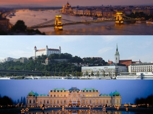 Danube capitals with PolishTrains