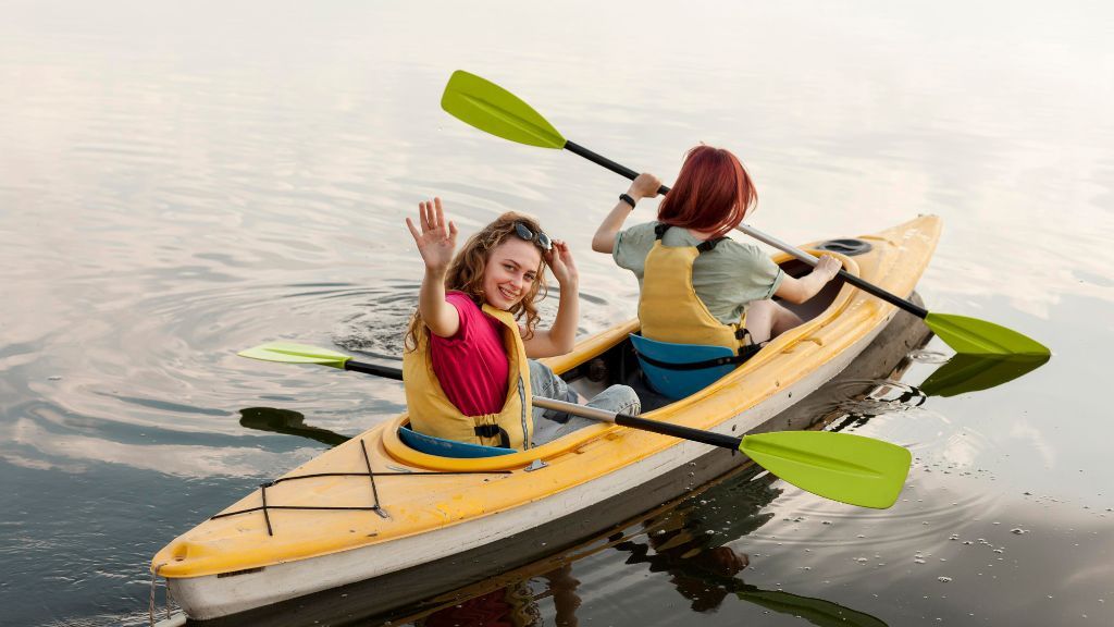 Kayaking on the Lyna River