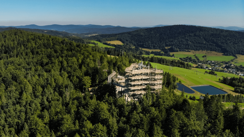 The observation tower in Krynica