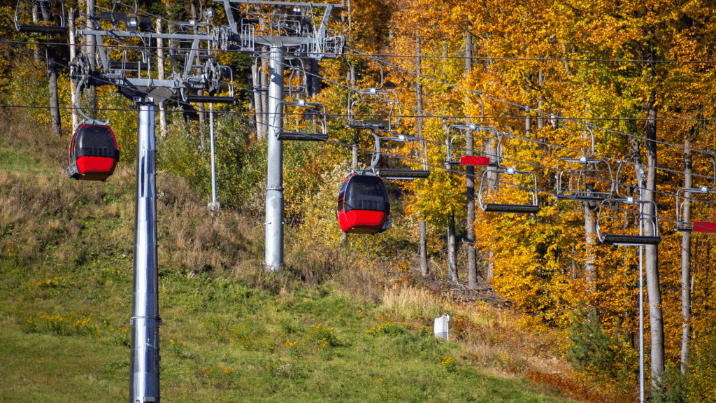 Cableway to Parkowa Mountain in Krynica