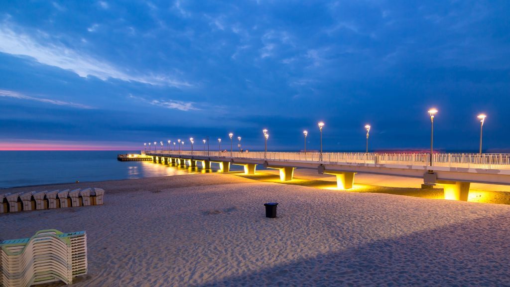 The Kolobrzeg's pier