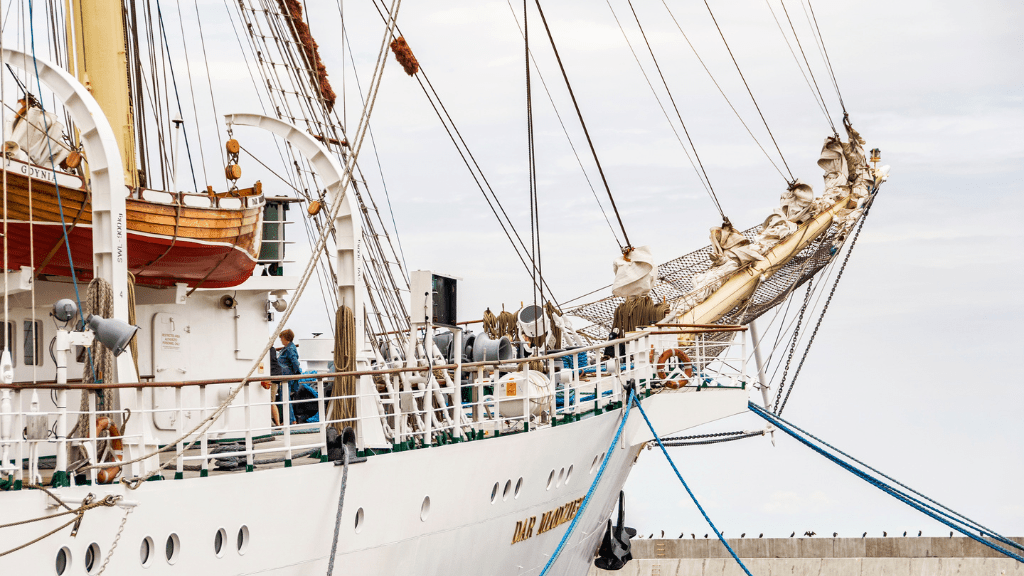 Dar Pomorza and ORP Błyskawica