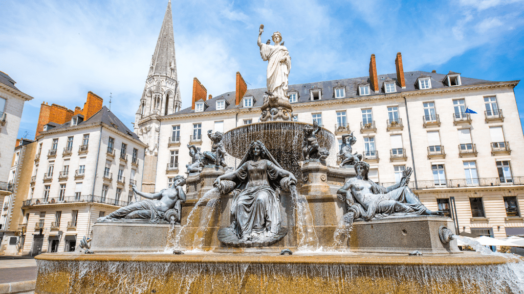 Royal Square with a fountain